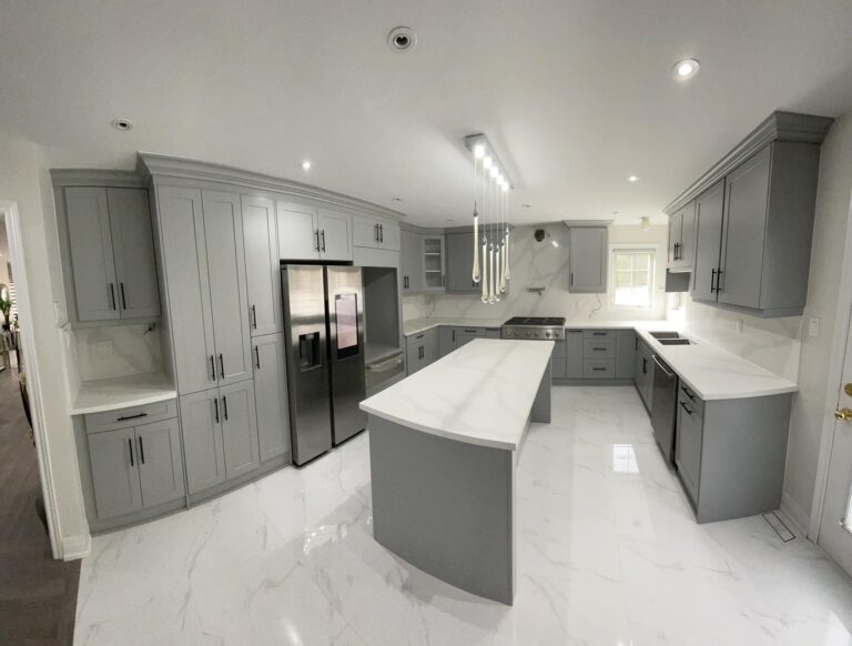 Grey Shaker Cabinets
