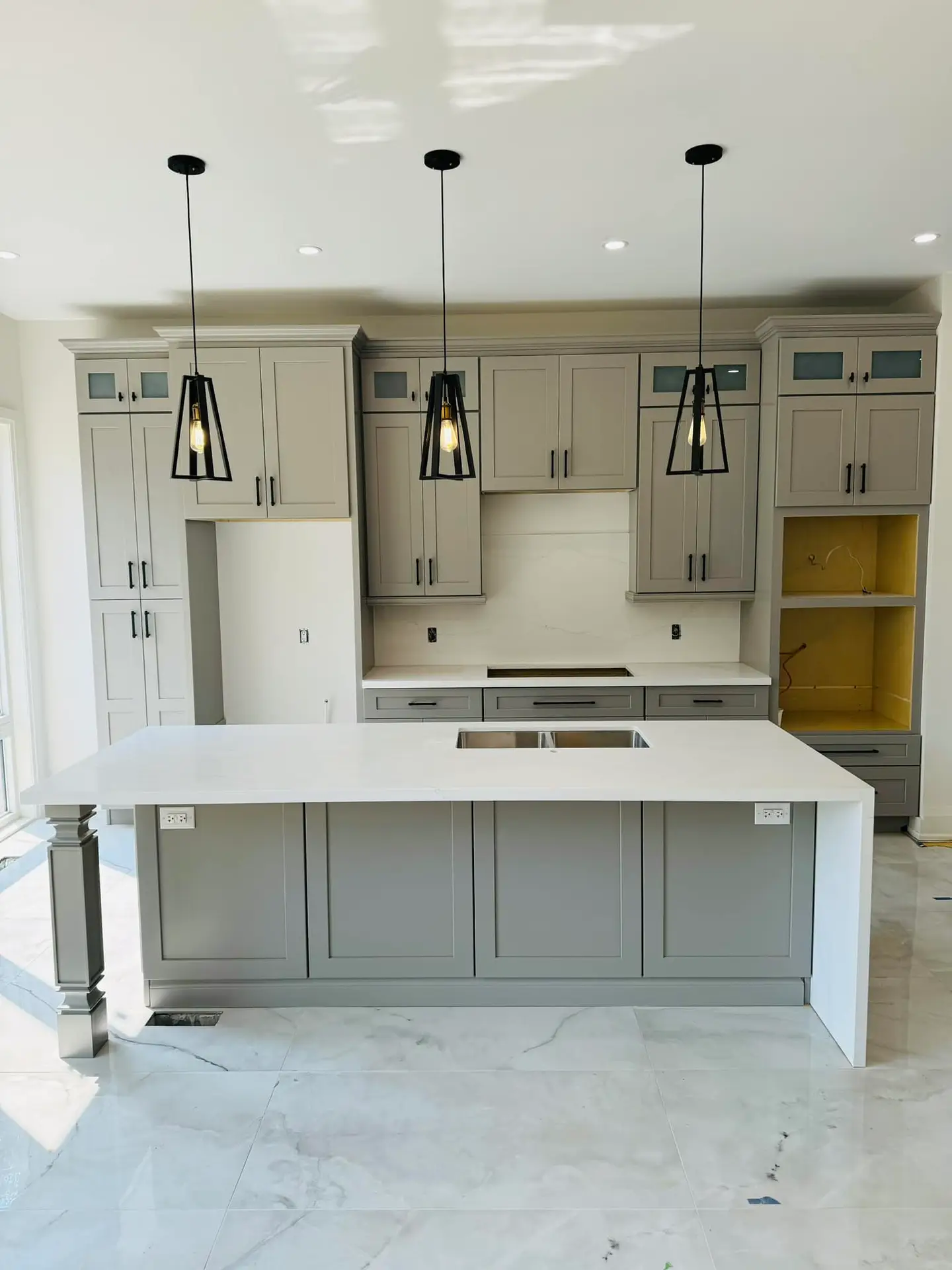Grey Cabinets Oackville