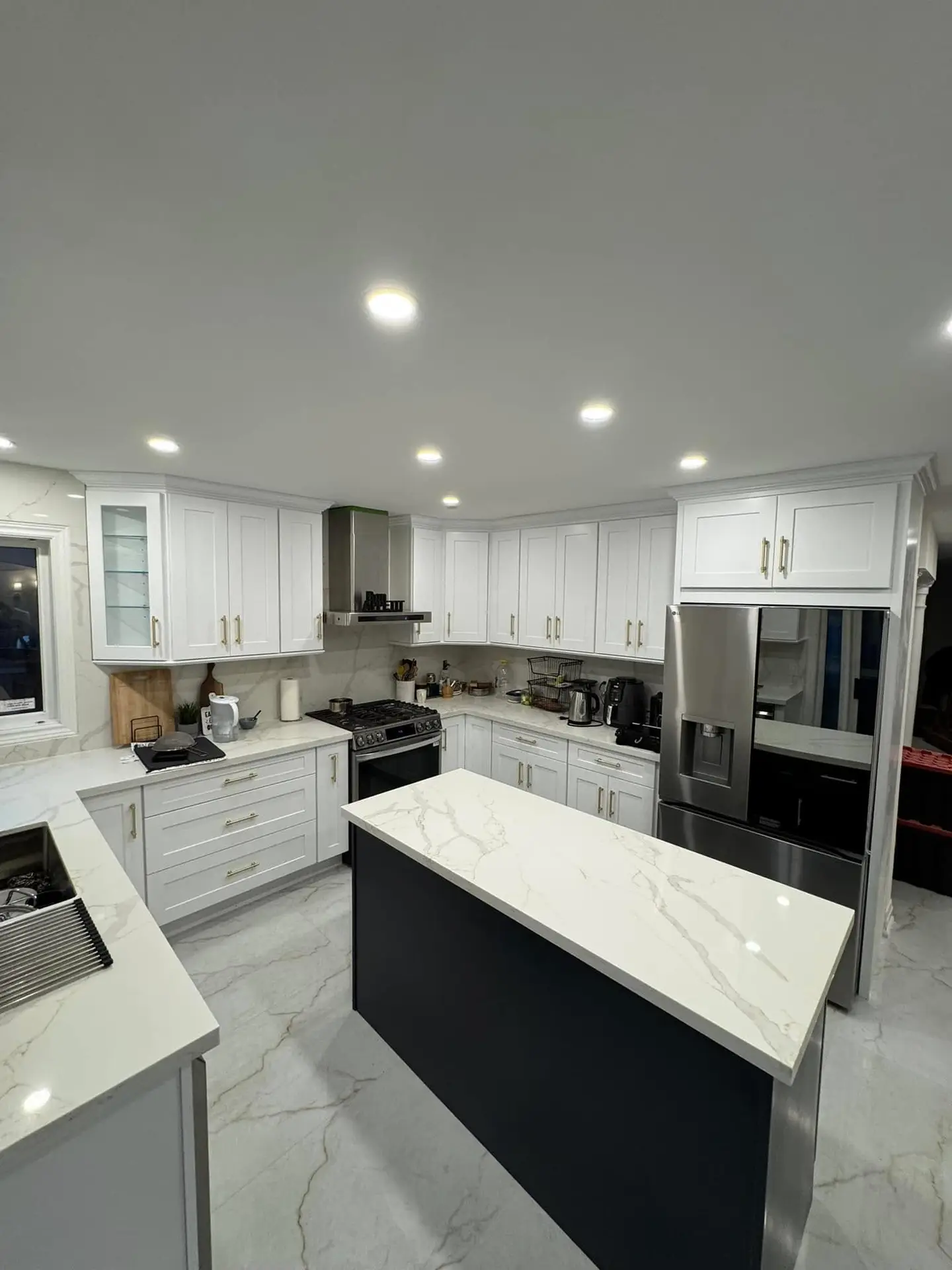 Blue cabinets Mississauga